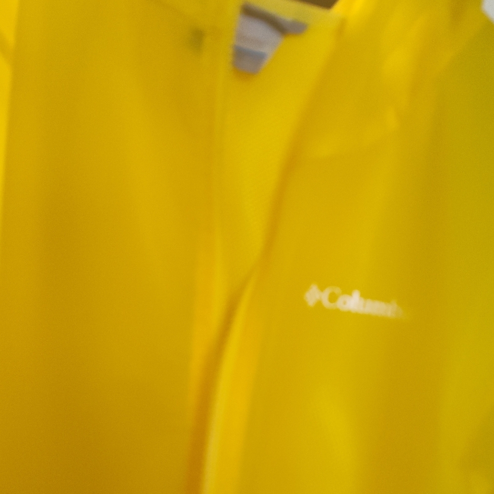 Columbia Bright Yellow Outdoor Jacket